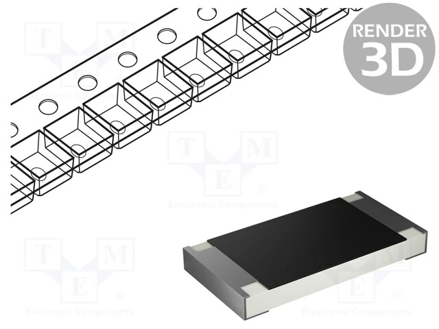 AR10BTCV1000 Resistor: thin film; precise; SMD; 2010; 100Ω; 0.25W; ±0.1%; AR