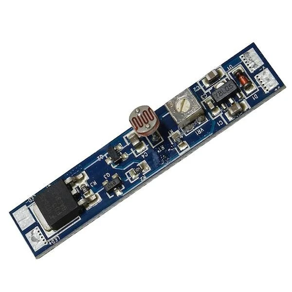 Twilight switch profile 12-24V 8A, solder terminals 2-60 Lux