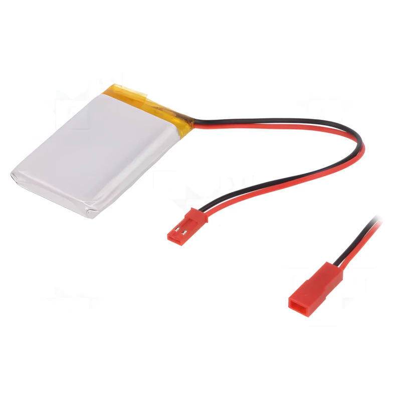 Akyga Li-Pol battery LP803450 3.7V/1500mAh PCM JST 2.54 2-Pin