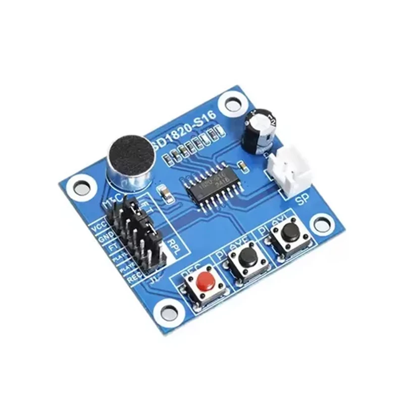 Helisalvestusmoodul ISD1820 3...5V 8R 0.5W 10sek