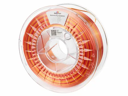 Filament PLA Silk Rainbow 1.75mm Fire Red 1kg
