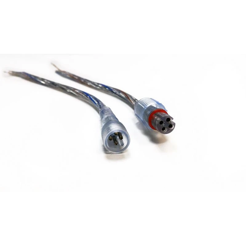 4-контактный IP67 разъемный соединительный кабель вилка-розетка