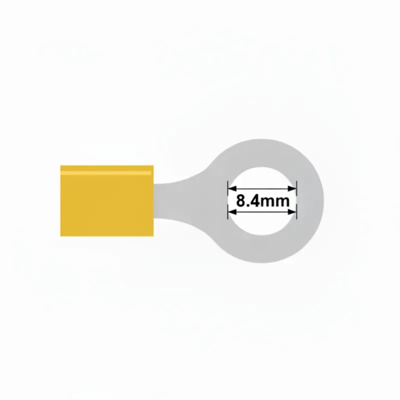 8.4mm ring terminal Yellow