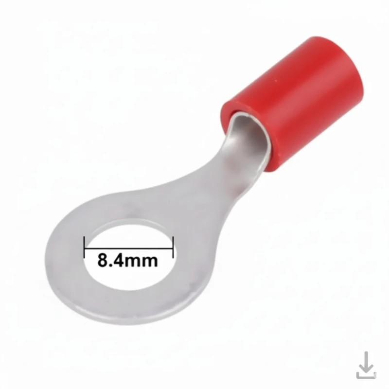 M8 ring Punane 8.4mm