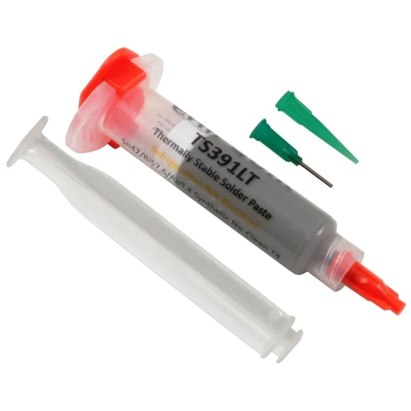 Jootepasta tinaga No-Clean 15g süstlas Sn42/Bi57.6/Ag0.4 T4