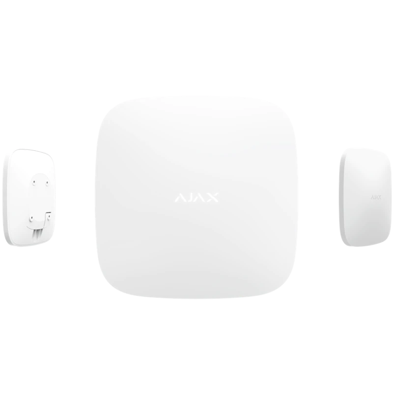 AJAX Hub Plus (2xGSM + Ethernet+Wifi) Valge