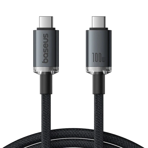 USB-C - USB-C 3.2 kaabel 1.5m 100W 20Gbps Crystal Shine must