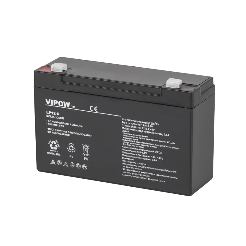 VIPOW geelaku 6V 12Ah