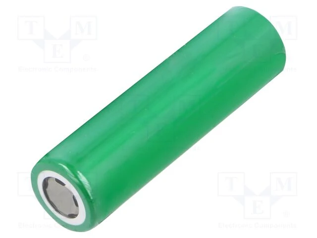 Li-Ion Battery 18650 3.6V 2500mAh 30A unprotected