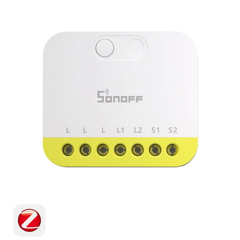 Sonoff 2-kanaliga Mini Zigbee Nutilüliti Neutraali vaba 2x8A