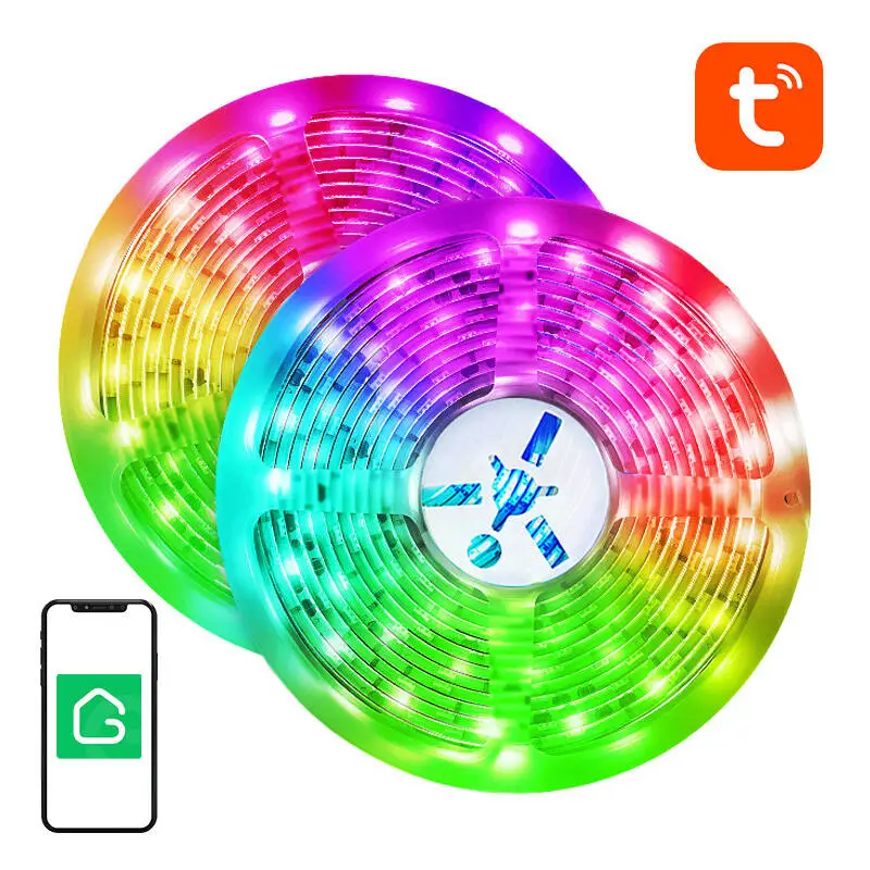 2*5m RGB led lint 24W Tuya 12V