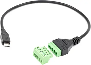 Üleminek Micro-USB pistikult kruviklemmile The Pill