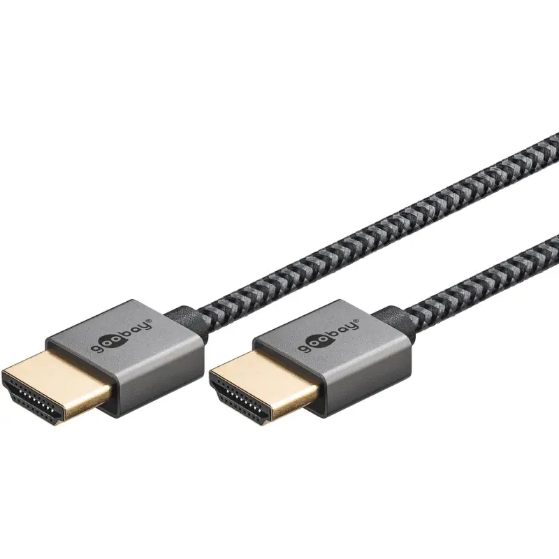 Кабель HDMI 2.0a 0,5 м Plus 4K@60Гц 18 Гбит/с серый Sharkskin
