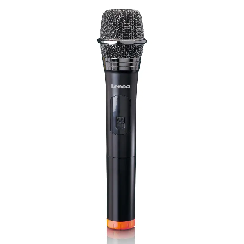 Lenco MCW-011 wireless UHF handheld microphone set, 1 channel