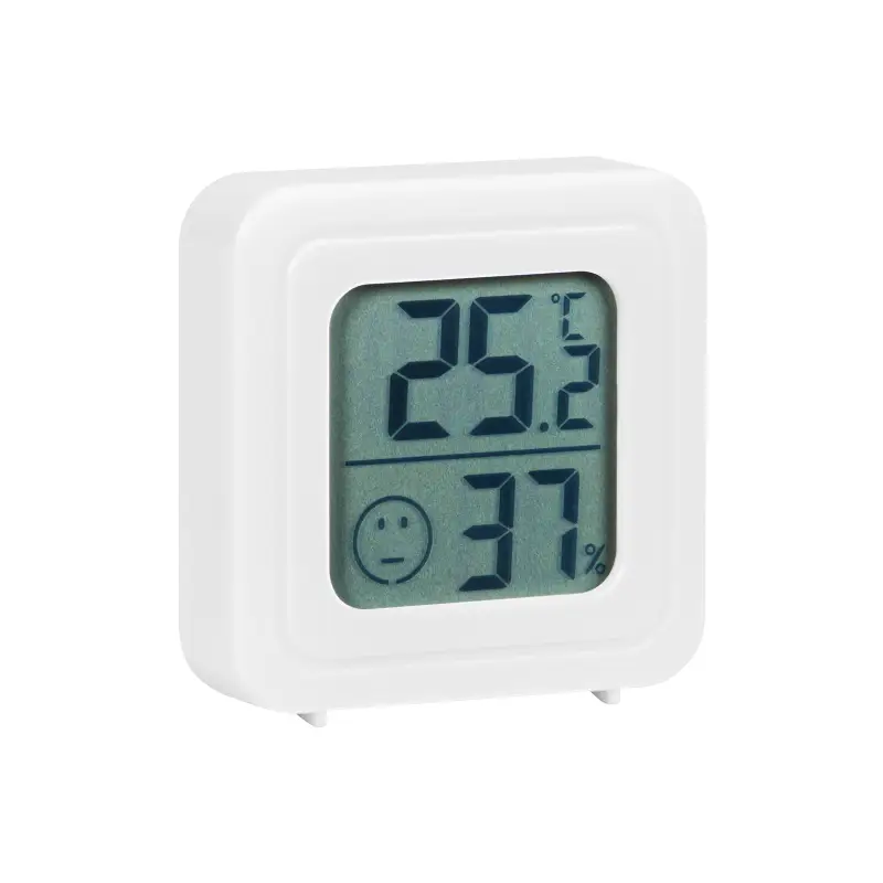 Room thermometer white mini 45*45mm 10...90%, -10...+70C