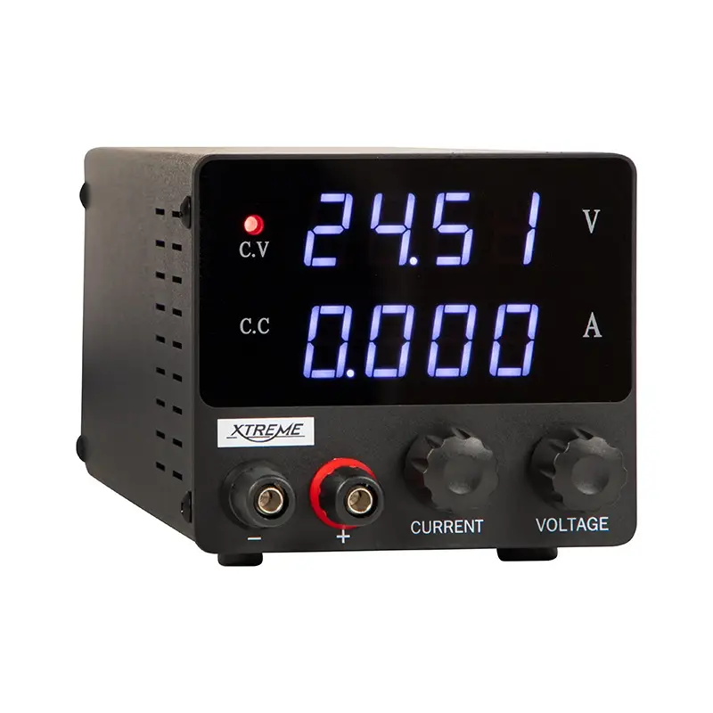 Laboratory power supply 0-30V 0-5A, black