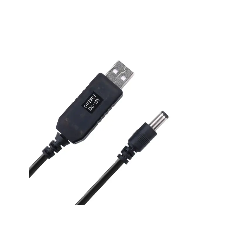 Toitemoodul step-up 2.1/5.5 pistik 5V/12V 1A, USB-A sisend