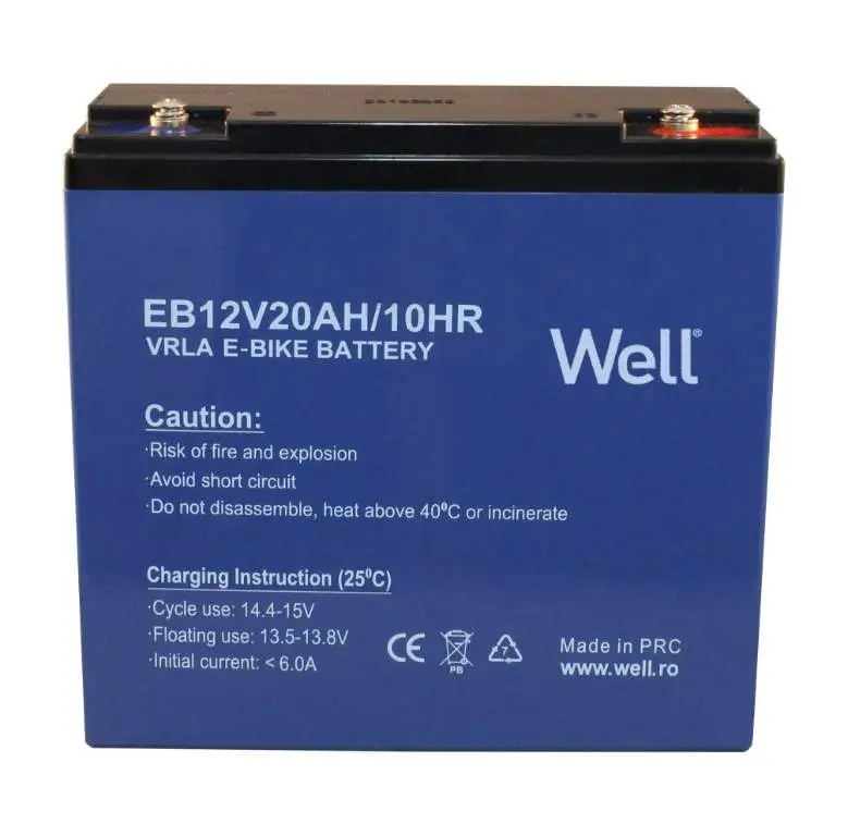 Pliiaku Well EB 12V 20Ah 181*77*170mm kemm M5 e-bike