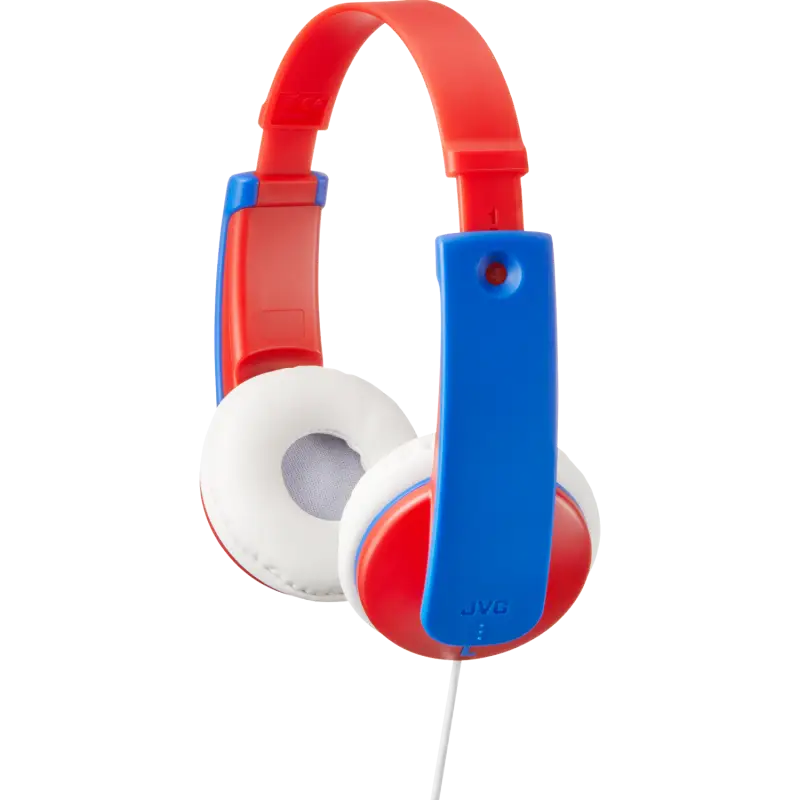JVC HA-KD7-RN-E laste kõrvaklapid helitugevuse piirajaga 85dB 0.8m punased