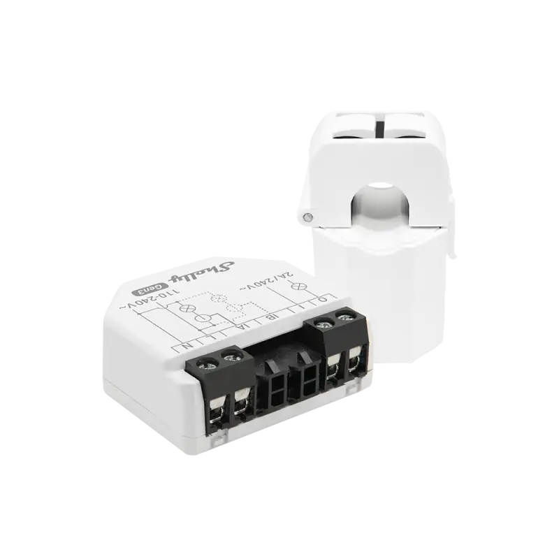 Shelly 1-kanaliga Energiamõõtja, Matter/Zigbee/BT 50A trafo