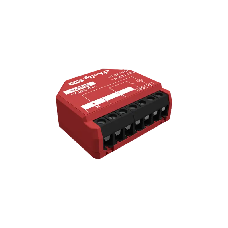Shelly WiFi//BLE Nutilüliti 230AC/DC, Energiamõõtja Gen3