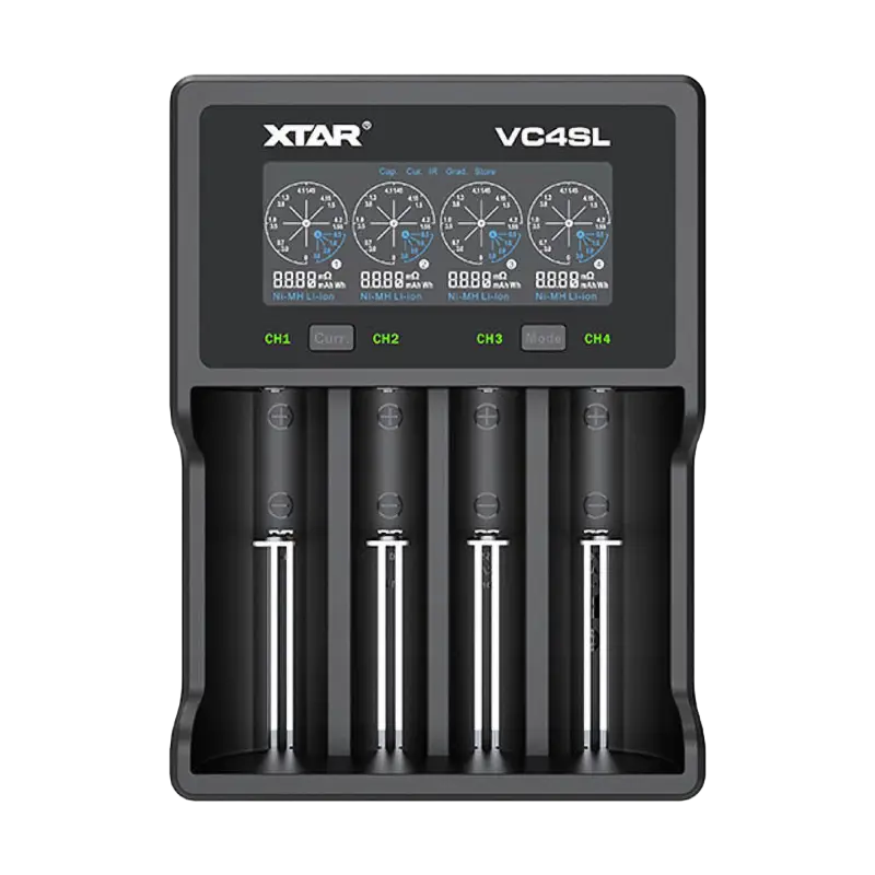 Xtar VC4SL laadija 4 Li-ion/Ni-MH akule