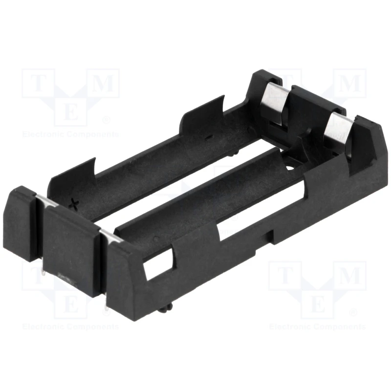 Батарейный отсек 2x18650 PCB THT