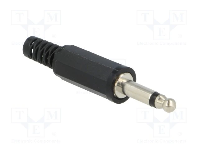 3.5mm mono прямой штекер пластиковый Lumberg