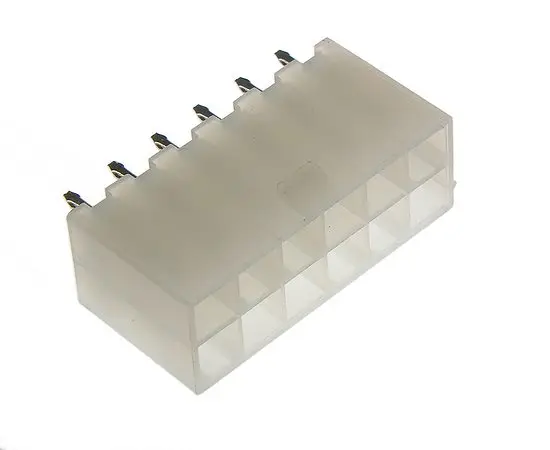 2*6pin 4.2mm pistik plaadil vertikaalne