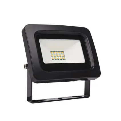 LED prozektor SMD 10W 4000K 800lm, must IP65