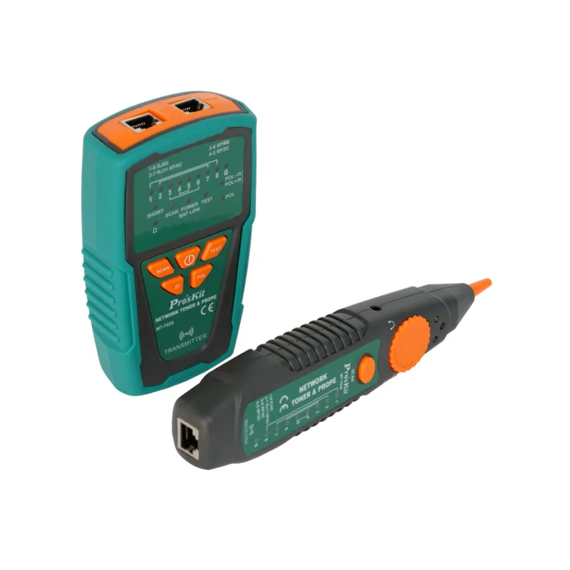 Cable finder with generator, LAN cable tester up to 3km