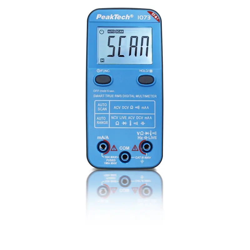 Digital multimeter 600 V AC/DC Smart multimeter with NCV and live test