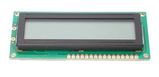 LCD Displei 2*16 sinine taustvalgus valged märgid -20..+40de