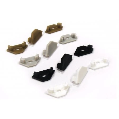 Profiili NZA C auguga otsakork PVC Valge