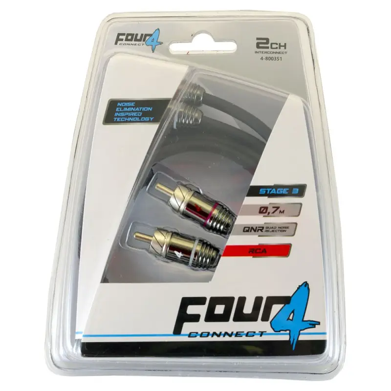 FOUR Connect 4-800351 STAGE3 RCA-kaabel 0.75m
