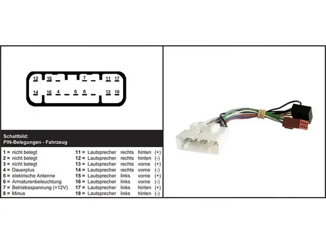 AIV autoraadio adapterikaabel