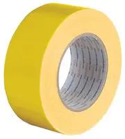 AGT50X50YEL - Gaffer Tape, Cloth, Yellow, 50 mm x 50 m