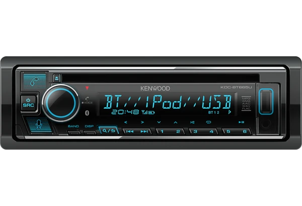 KENWOOD CD/USB-ресивер с технологией Bluetooth • Голосовой сервис Amazon Alexa