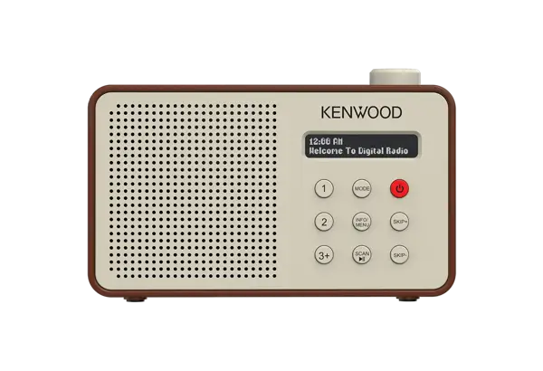 KENWOOD Portable DAB+ Radio with ASA CR-M25DAB-TNew