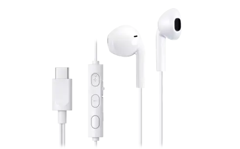 JVC HA-FR17UC-W USB-C™ kõrvasisesed nupp-tüüpi kõrvaklapid, IPX2