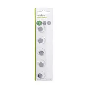 Lithium Button Cell Battery CR1220, 3 V DC, 5-Pack