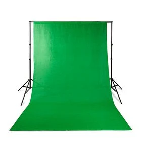 Photo Studio Backdrop Set, 1,90 x 2,95 m, Travel bag included, Tripods included, Black