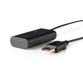 Bluetooth® Transmitter, Audio / video / data connections input: 1x AUX / 1x USB, SBC, Up to 1 Device, Black