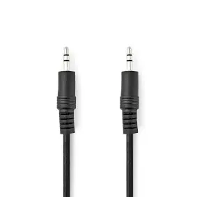 Stereo Audio Cable, 3.5 mm Male, 3.5 mm Male, Nickel Plated, 10.0 m