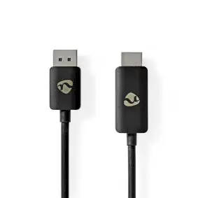 DisplayPort Adapter, DisplayPort Male, HDMI™ Connector, 8K@30Hz, Nickel Plated