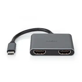 USB-C™ Adapter, 2-in-1, USB 3.2 Gen 1, USB-C™ Male, 2x HDMI™