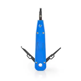 Crimp pliers, CAT6 / CAT7, Punshing, ABS, Blue