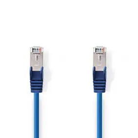 CAT5e Network Cable, SF/UTP, RJ45 Male, RJ45 Male, 15.0 m
