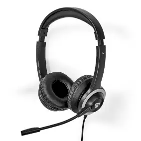 PC Headset, On-Ear, Stereo, USB Type-A / USB Type-C™, Fold-Away Microphone