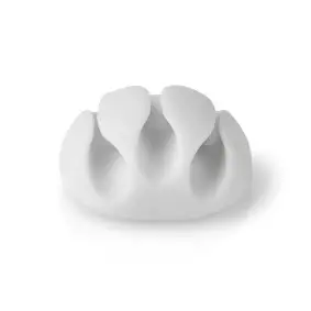 Cable Management, Cable Clip, Click and Go, 4 pcs, Number of slots: 3 Slots